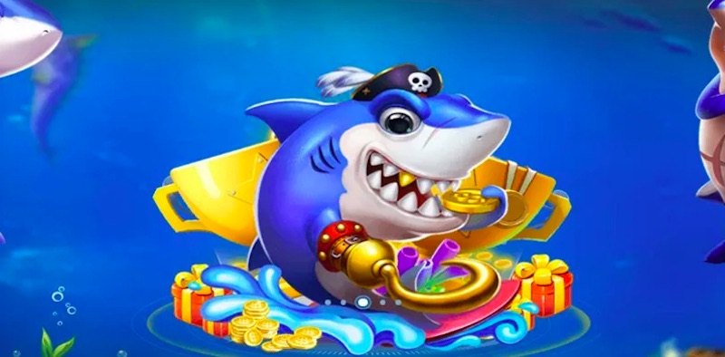 Giao diện bắn cá với sinh vật biển chuyển động sinh động - Game bắn cá ăn xu đổi thưởng